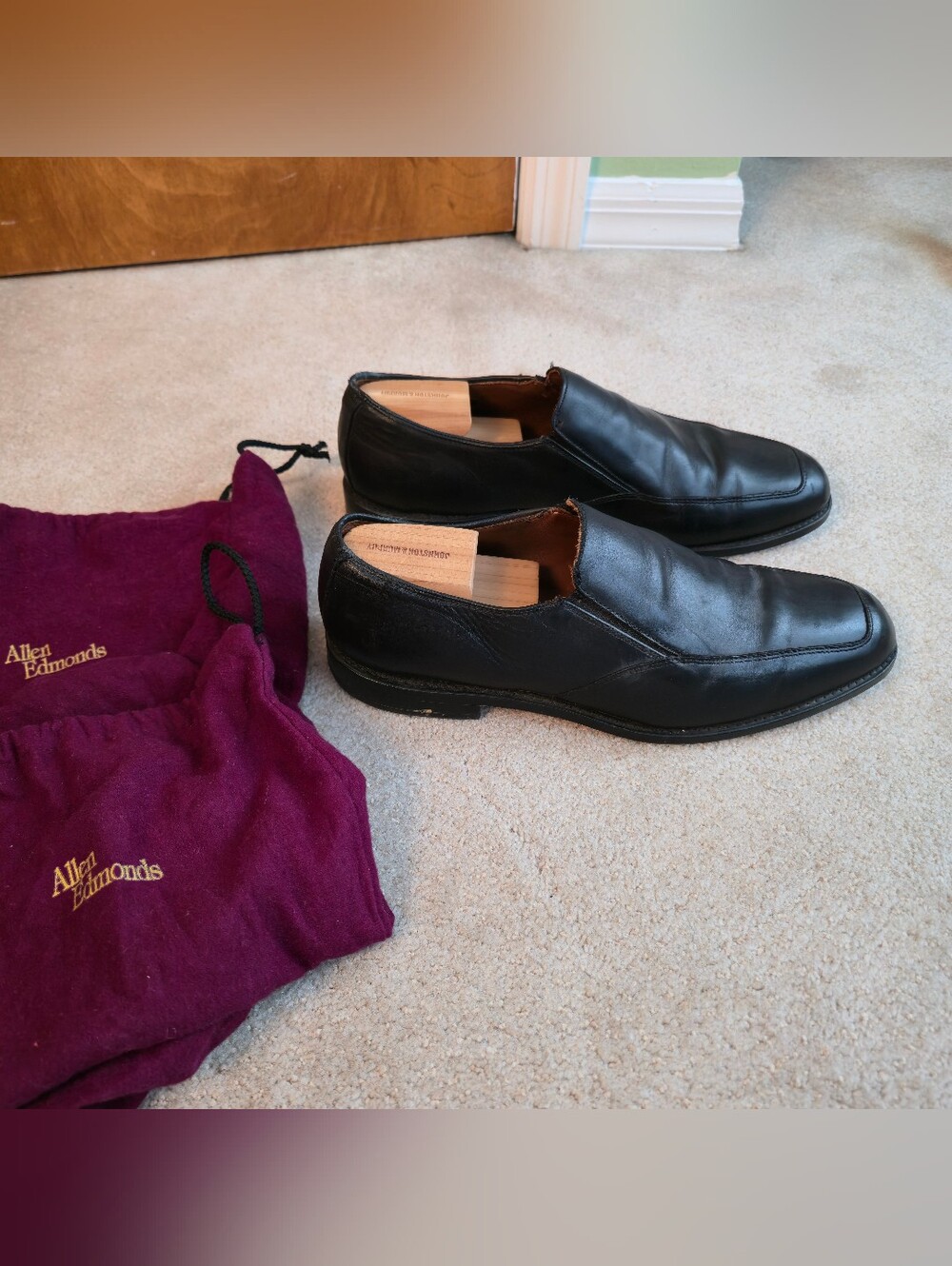 Allen Edmonds Milford Men's Loafer Dress Shoes Size 12D Color Black - Picture 2 of 11